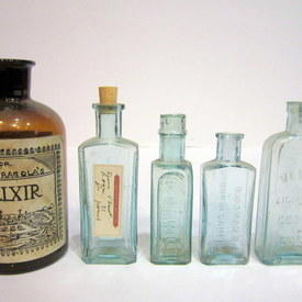 Medical Bottles From 11cm High To 16.5cm High  