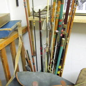  Fishing Bag And Fishing Rods 