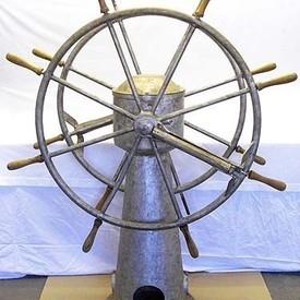 Double Metal Ships Wheel   