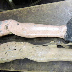 Vintage Prosthetic Legs 73cm And 96cm Long  