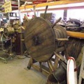 Ships Wheel With Rope  
