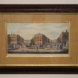 25" x  18" Mahogany Framed Dublin Print 