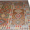 Multi Colour & Beige Multi Pattern Kilim Rug 