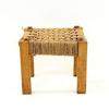 Rush Seat Footstool 
